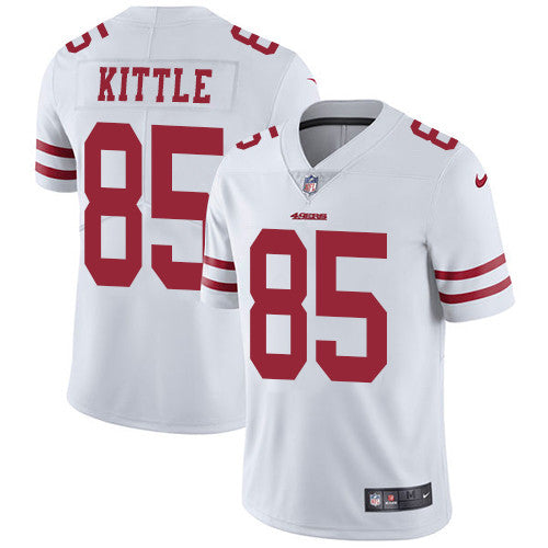 George Kittle San Francisco 49ers white Vapor jersey