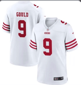 Robbie Gould San Francisco 49ers white Vapor jersey