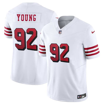 Chase Young New San Francisco 49ers white jersey
