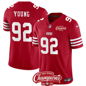 Chase Young San Francisco 49ers red jersey