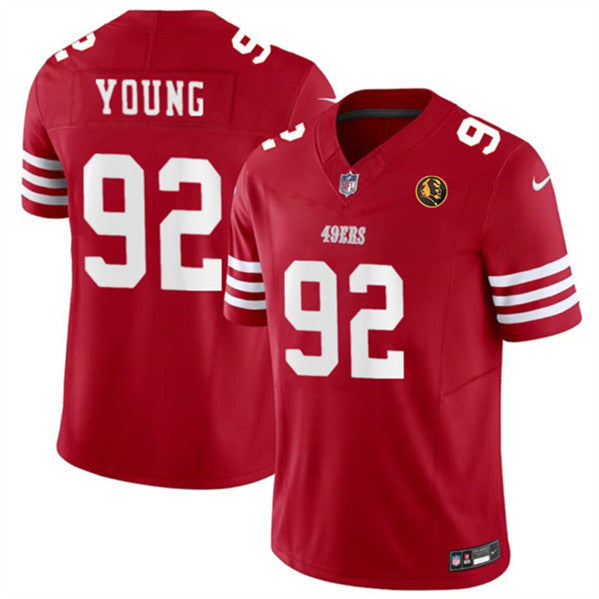 Chase Young San Francisco 49ers red Vapor jersey