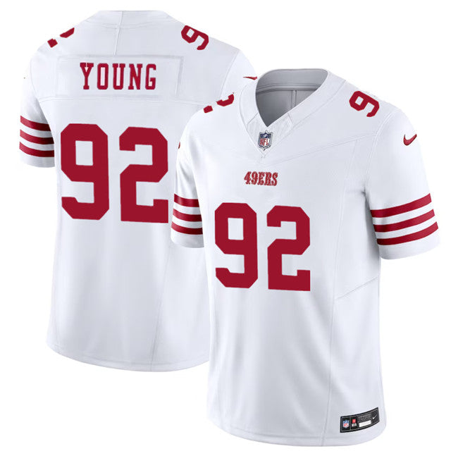 Chase Young San Francisco 49ers white jersey