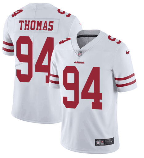 Solomon Thomas San Francisco 49ers red Vapor jersey