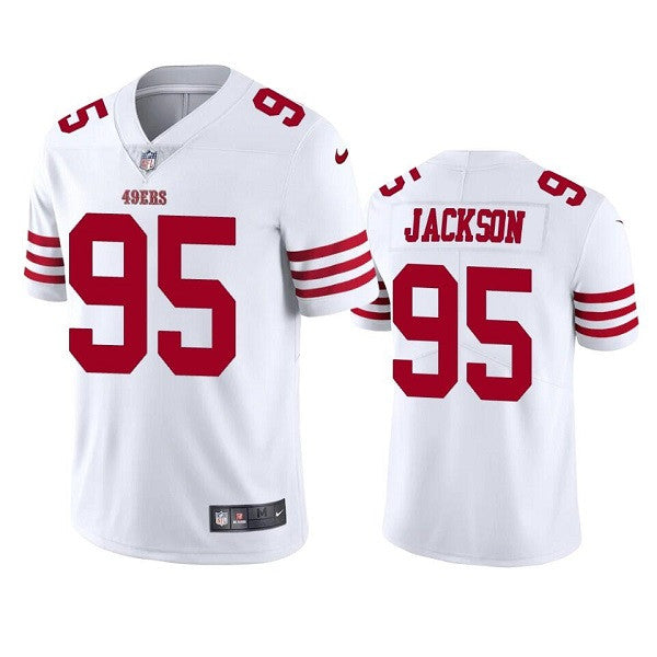 Drake Jackson San Francisco 49ers white Vapor jersey