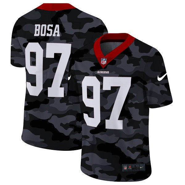 Nick Bosa San Francisco 49ers camo Limited jersey