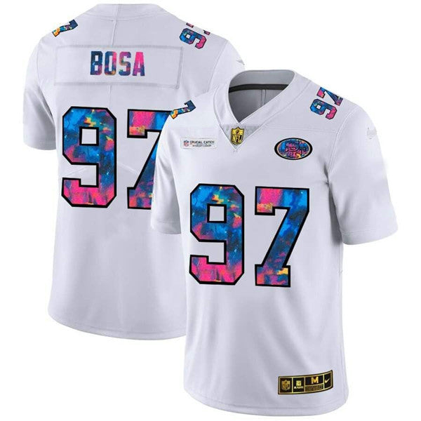 Nick Bosa San Francisco 49ers white Limited jersey