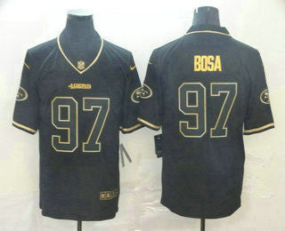 Nick Bosa San Francisco 49ers black jersey