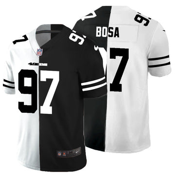 Nick Bosa San Francisco 49ers black Split jersey