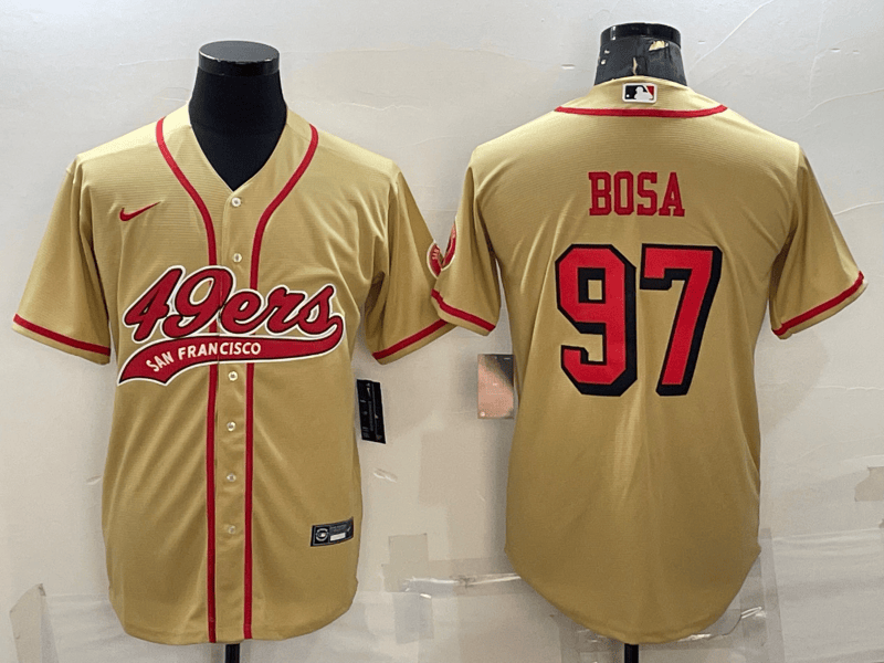 Nick Bosa San Francisco 49ers gold Color Rush jersey
