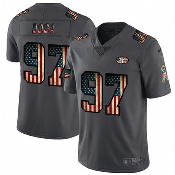 Nick Bosa San Francisco 49ers grey Salute To Service jersey