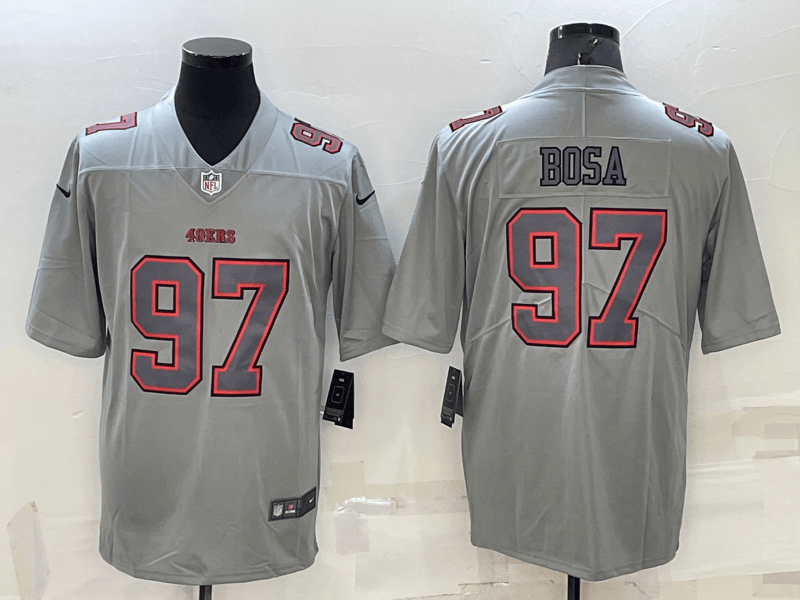 Nick Bosa San Francisco 49ers grey Vapor jersey