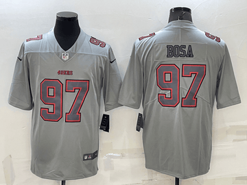 Nick Bosa San Francisco 49ers grey Vapor jersey
