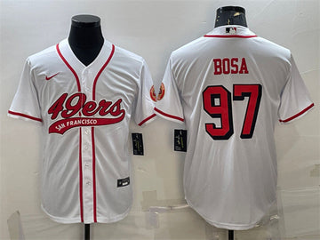 Nick Bosa New San Francisco 49ers white jersey