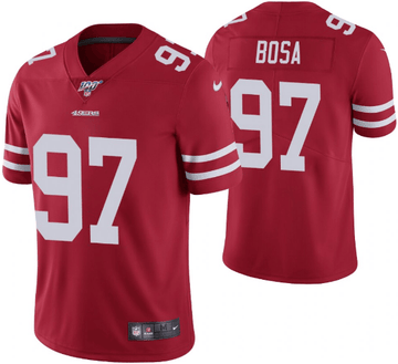 Nick Bosa San Francisco 49ers red Vapor jersey