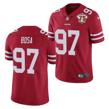 Nick Bosa San Francisco 49ers red Vapor jersey