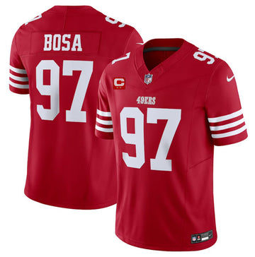 Nick Bosa San Francisco 49ers red Vapor jersey