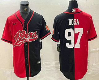 Nick Bosa San Francisco 49ers red jersey