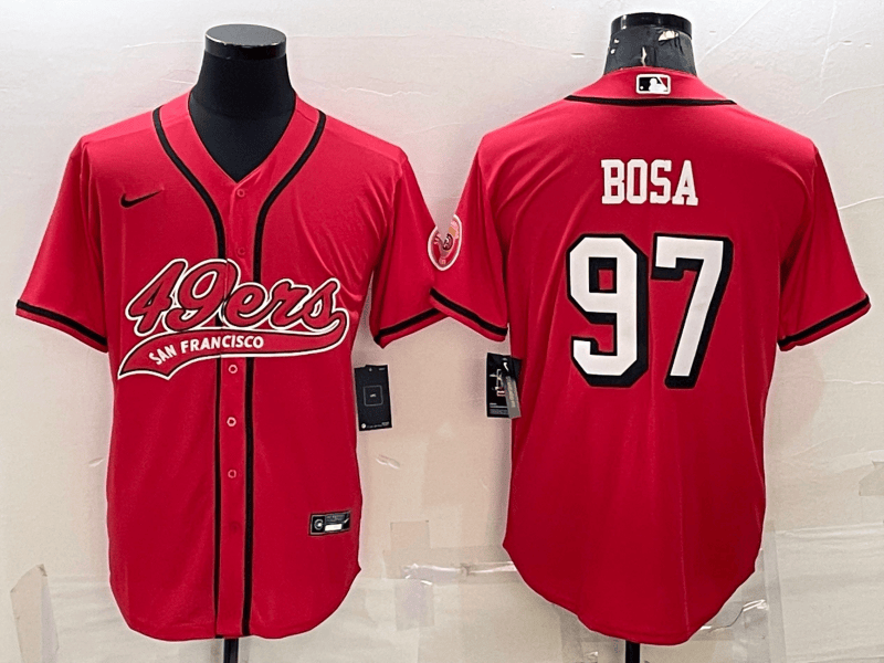 Nick Bosa San Francisco 49ers red Color Rush jersey