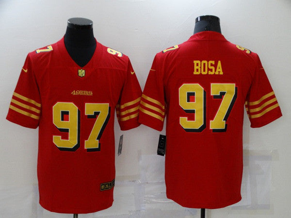 Nick Bosa San Francisco 49ers red Vapor jersey