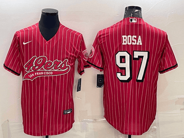 Nick Bosa San Francisco 49ers red Color Rush jersey