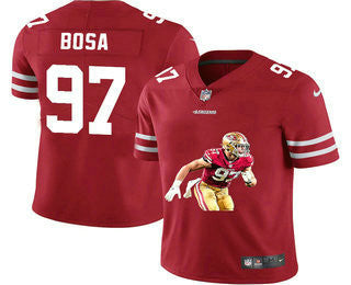 Nick Bosa San Francisco 49ers red Vapor jersey