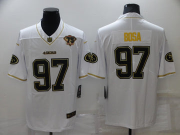Nick Bosa San Francisco 49ers white Limited jersey