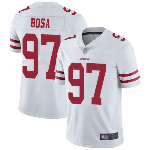 Nick Bosa San Francisco 49ers white Vapor jersey
