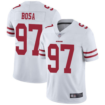 Nick Bosa San Francisco 49ers white Vapor jersey
