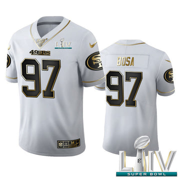 Nick Bosa San Francisco 49ers white Limited jersey