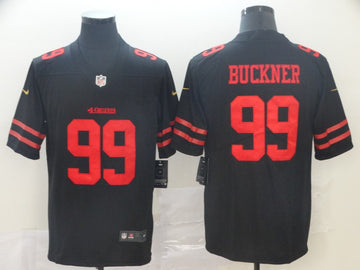 DeForest Buckner San Francisco 49ers black Vapor jersey