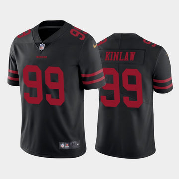 Javon Kinlaw San Francisco 49ers black Vapor jersey