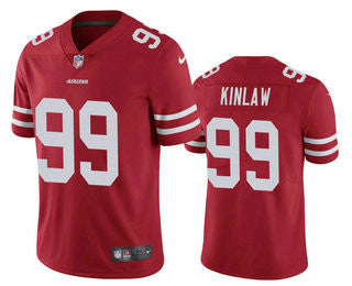 Javon Kinlaw San Francisco 49ers red Vapor jersey