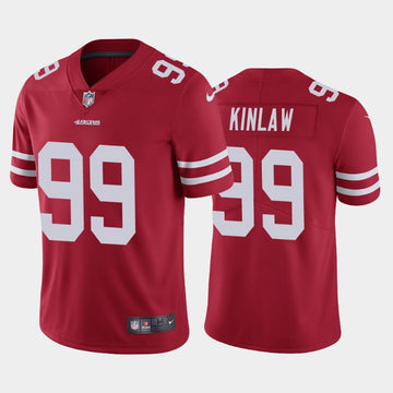 Javon Kinlaw San Francisco 49ers red Vapor jersey