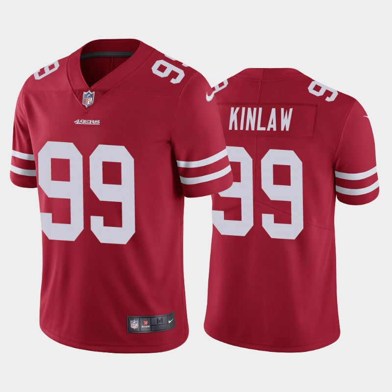 Javon Kinlaw San Francisco 49ers red Vapor jersey