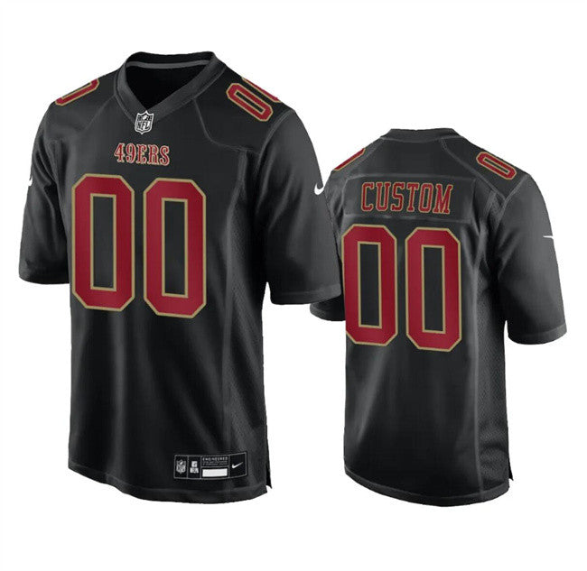 Custom San Francisco 49ers black Limited jersey