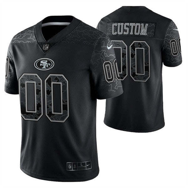 Custom San Francisco 49ers black Limited jersey