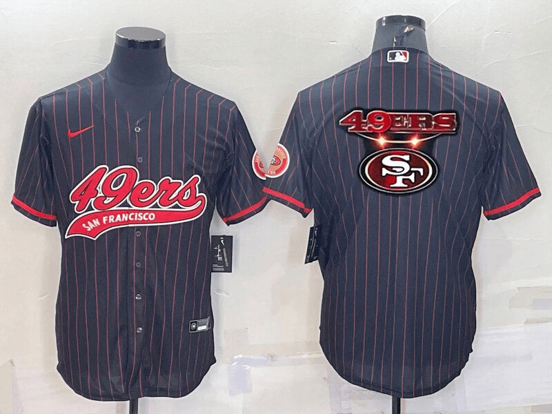 San Francisco 49ers black jersey