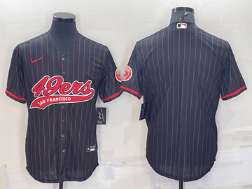 Custom San Francisco 49ers black jersey