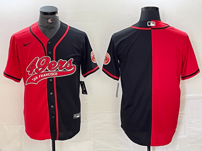 Custom San Francisco 49ers red jersey