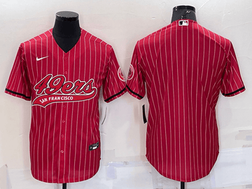 Custom San Francisco 49ers red jersey