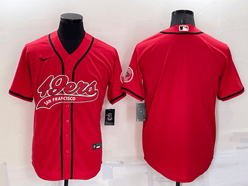 Custom San Francisco 49ers red jersey