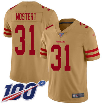 San Francisco 49ers gold Inverted Legend jersey