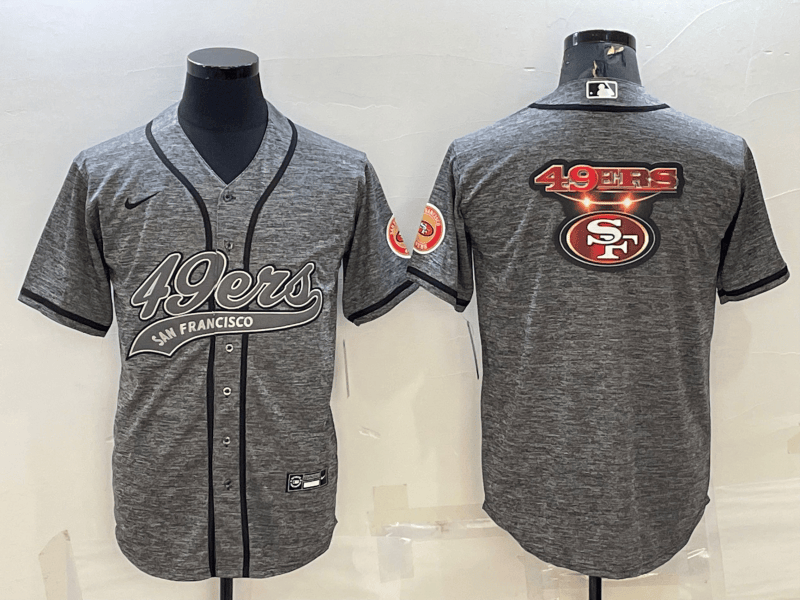 San Francisco 49ers grey jersey