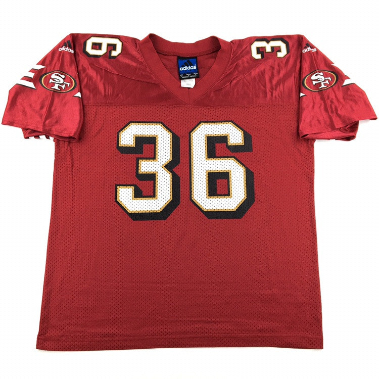 San Francisco 49ers red Throwback jersey