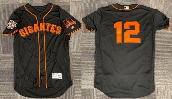 Joe Panik San Francisco Giants black jersey