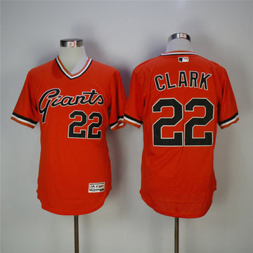 Will Clark San Francisco Giants orange jersey