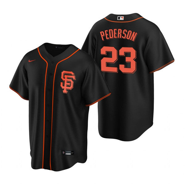 Joc Pederson San Francisco Giants black jersey