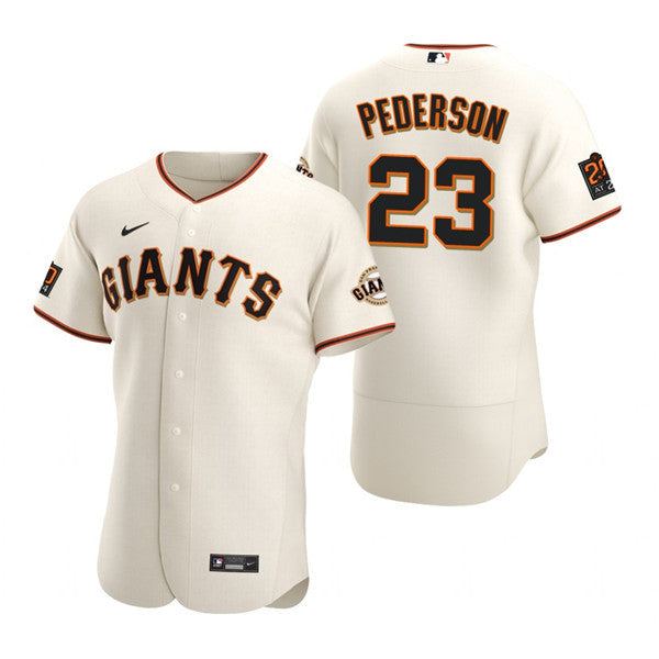 Joc Pederson San Francisco Giants cream jersey