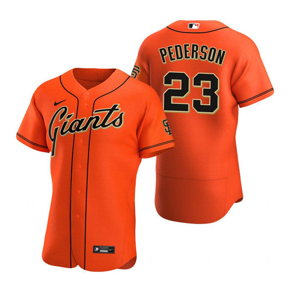 Joc Pederson San Francisco Giants orange jersey