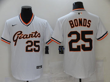 Barry Bonds San Francisco Giants white jersey